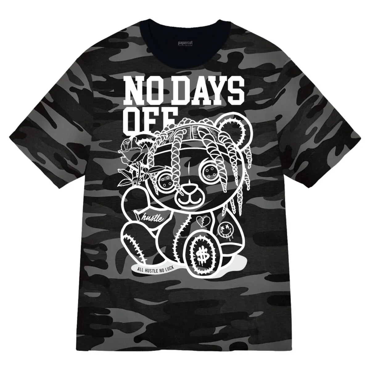 No Days Off Camo Tee