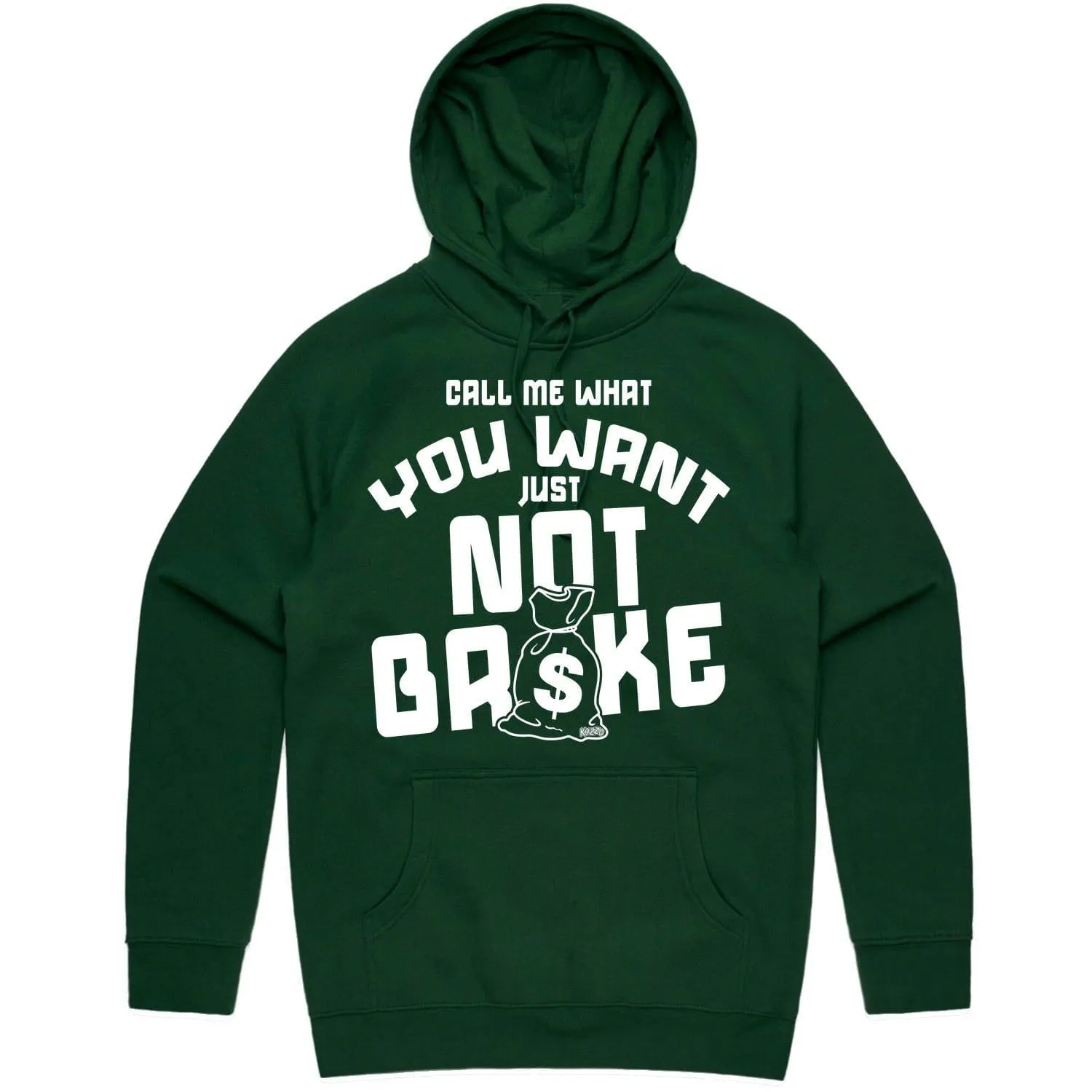 NOT BROKE : Hunter Green Sneaker Hoodie