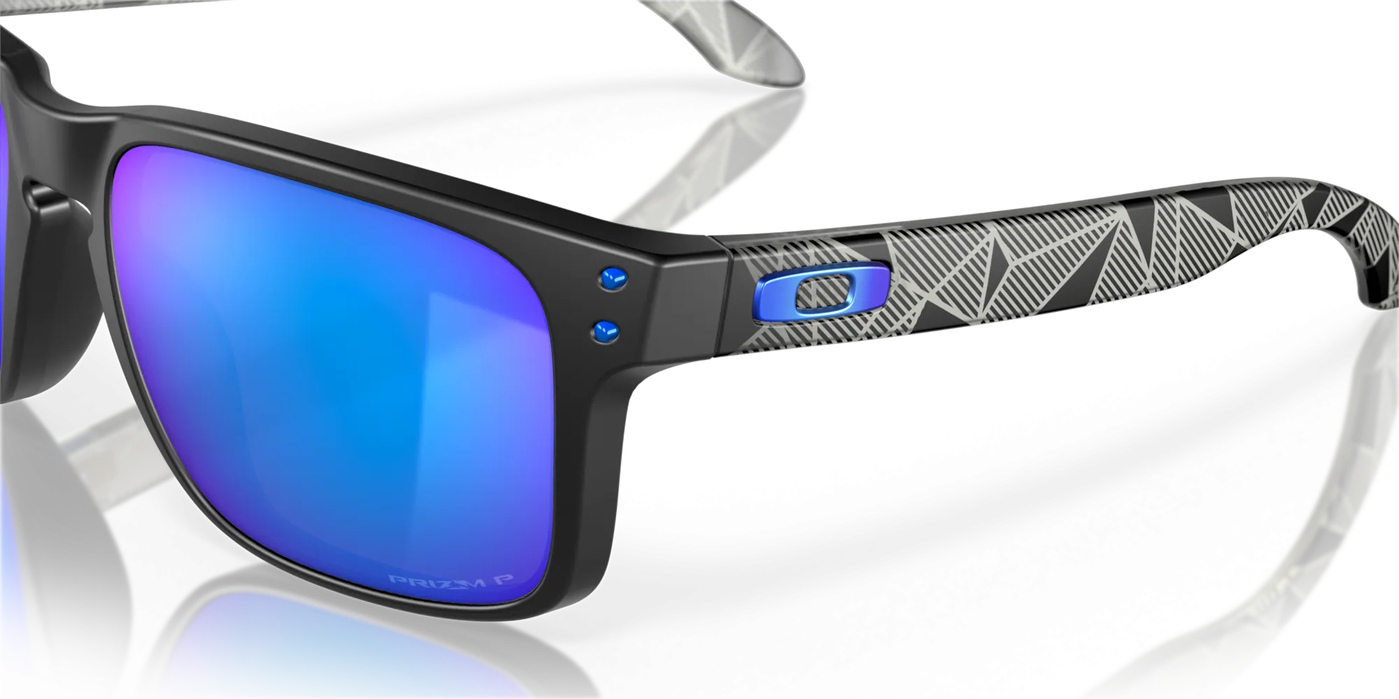 Oakley Holbrook Prizm Sapphire Polarized Lenses Matte Black Frame