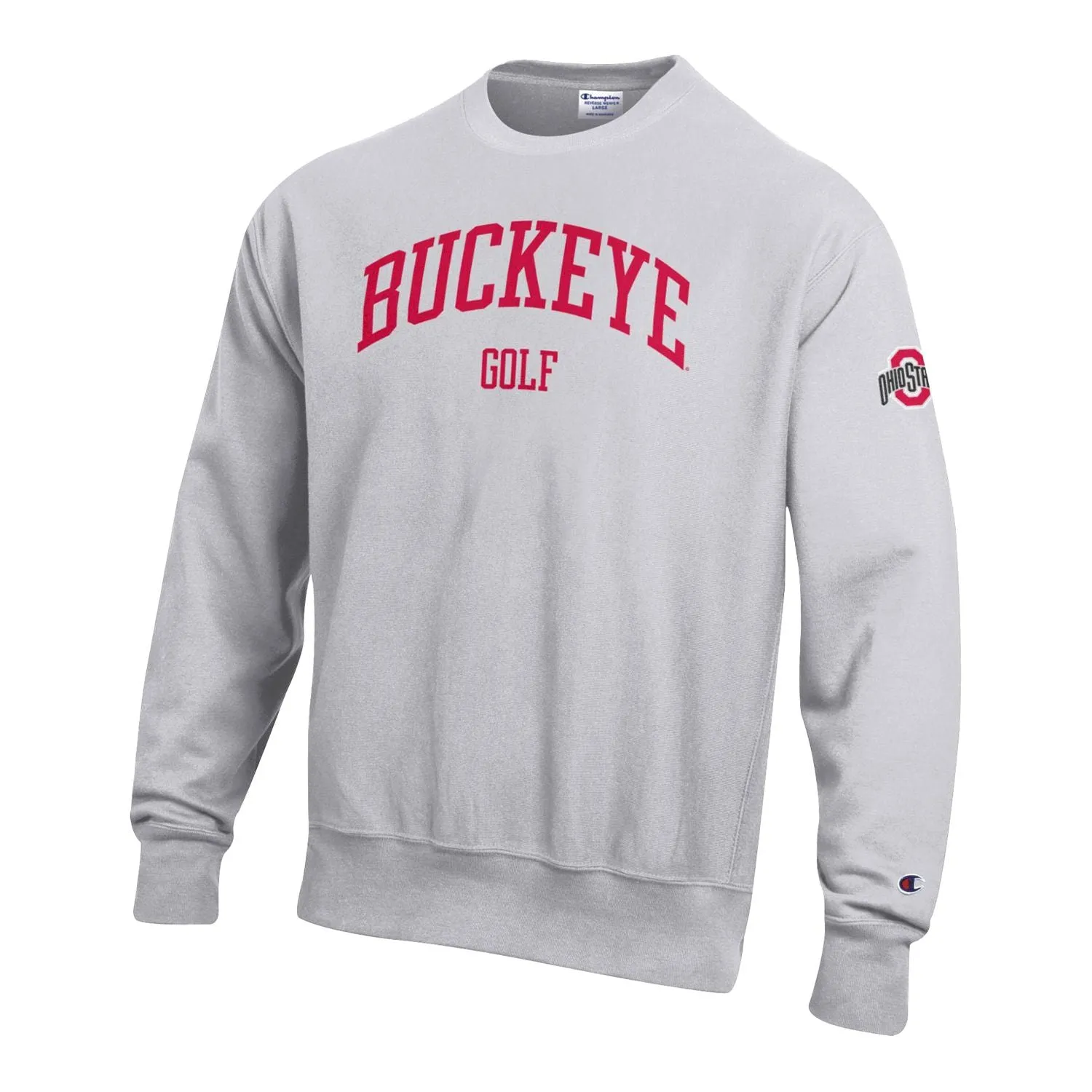 Ohio State Buckeyes Champion Golf Gray Crew Neck Sweatshirt