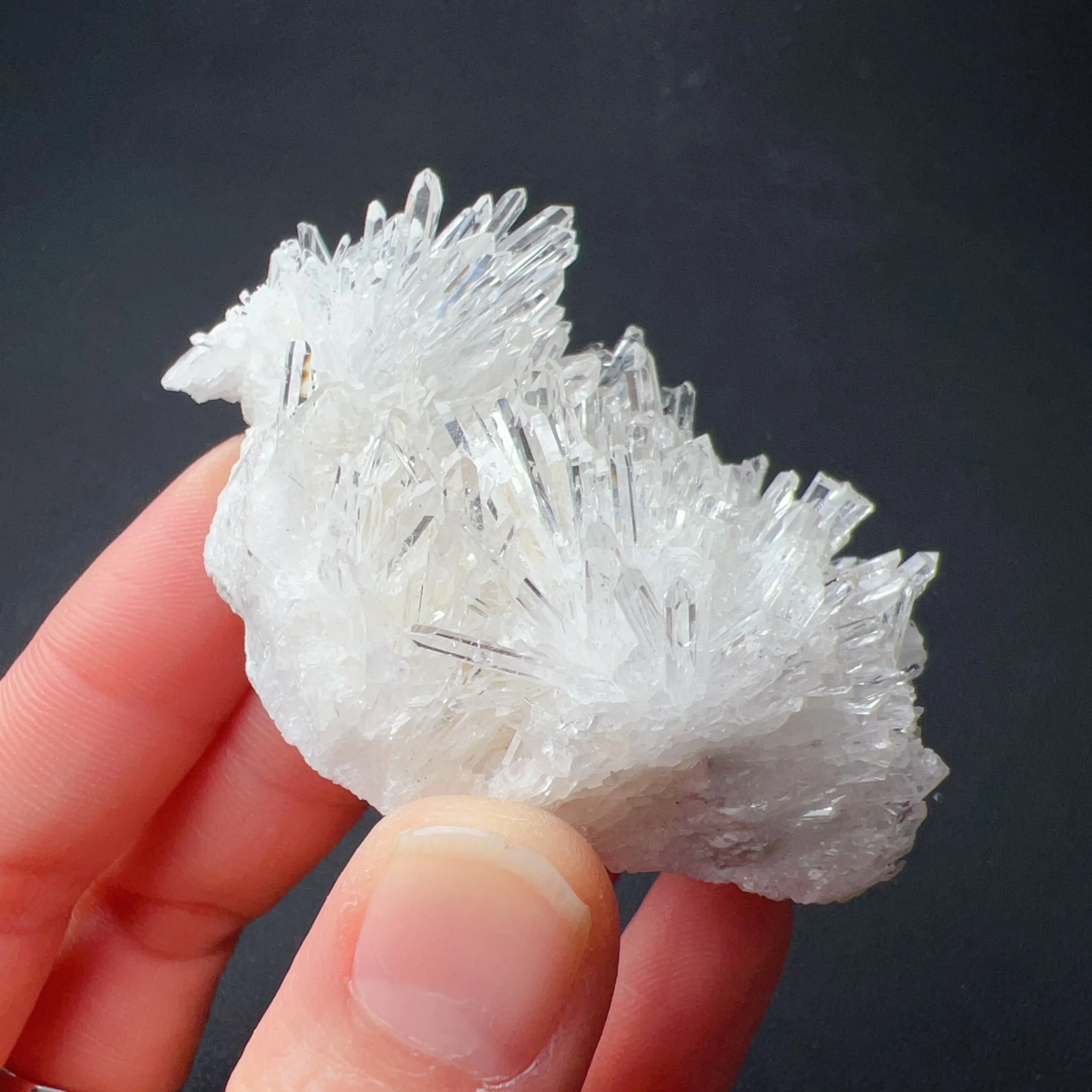 Only 1 Available Top Grade Natural Clear Quartz Cluster Cleasing Crystal 51g