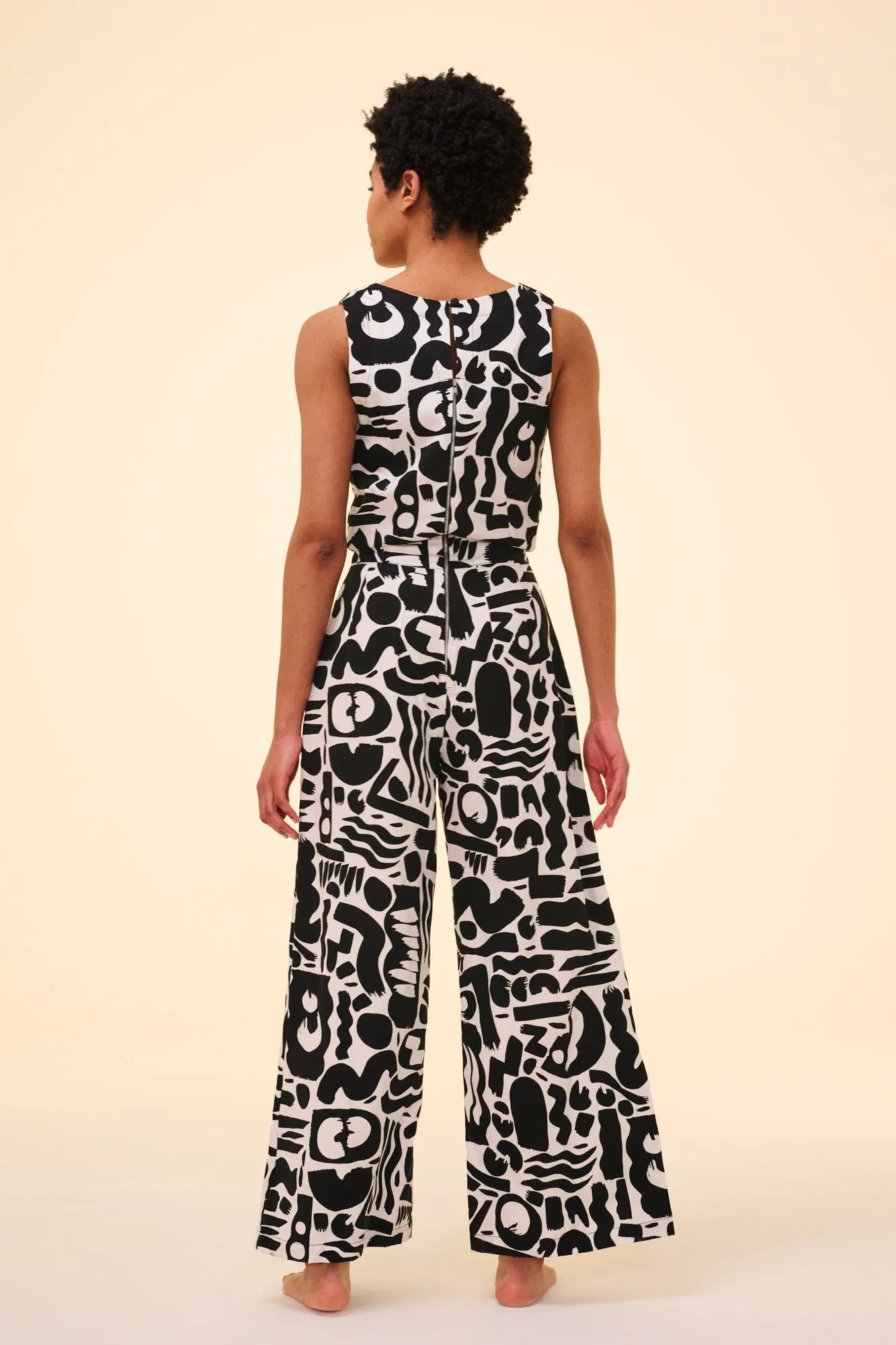 ORPHEA JUMPSUIT - FLOW PRINT