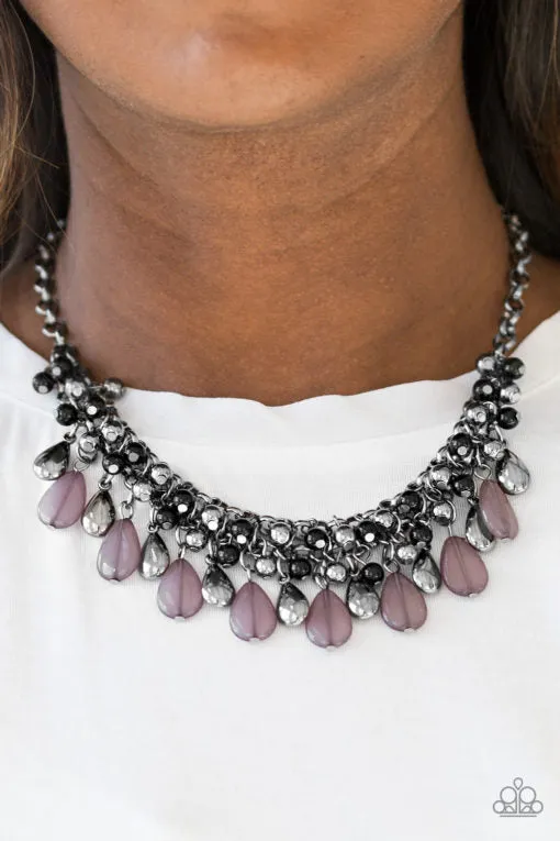 Paparazzi Accessories  - Diva Attitude #N87 Box 1 - Black Necklace