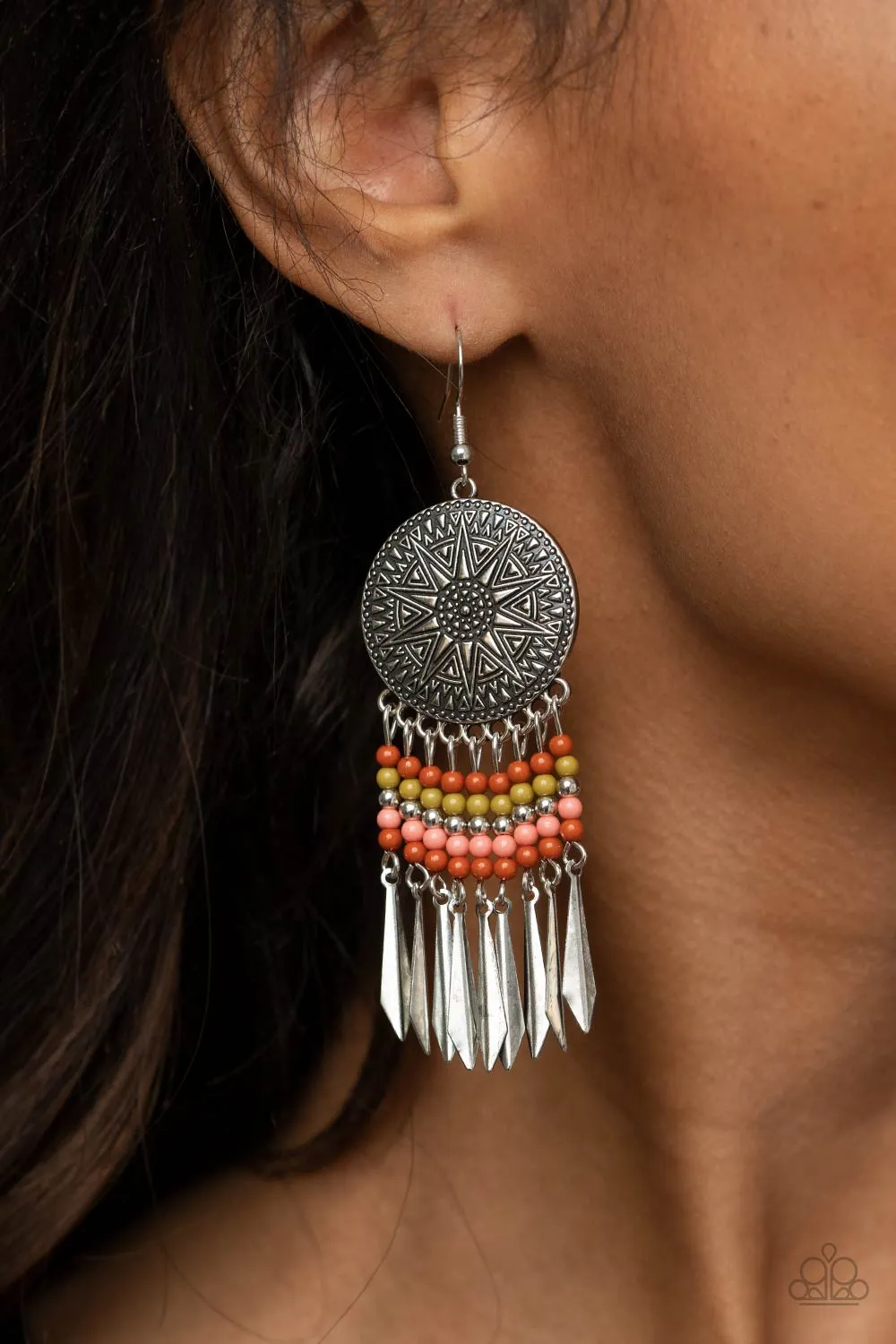 Paparazzi Earring ~ Sun Warrior - Multi