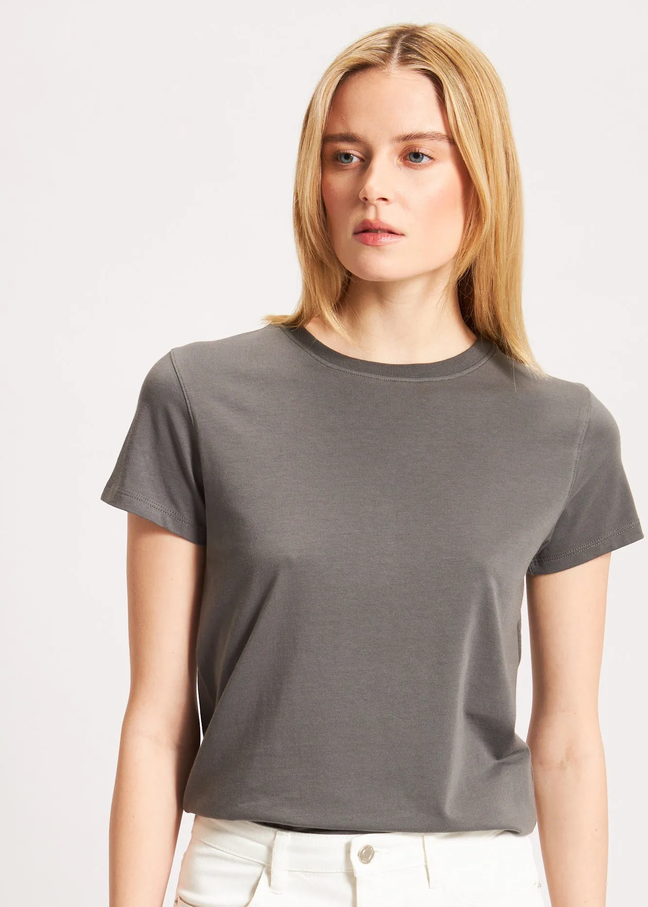 PIMA COTTON STRETCH SLIM T-SHIRT