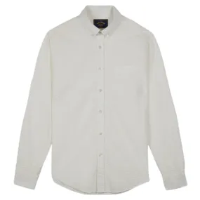 PORTUGUESE FLANNEL Atlantico White Seersucker Shirt