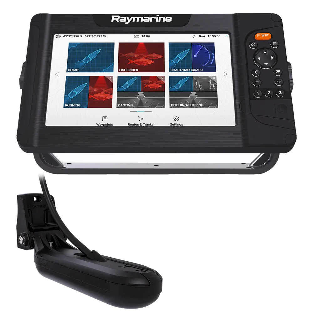 Raymarine Element 9 HV Combo w/HV-100 Transducer  Nav  US  Canada Chart [E70534-05-NAG]