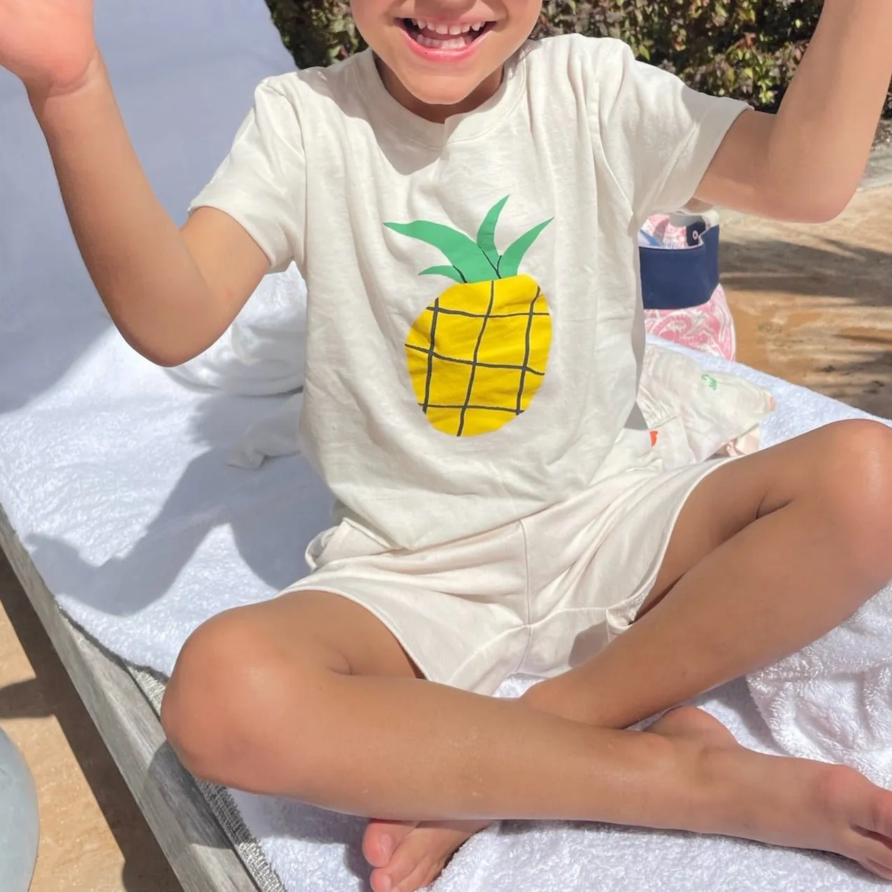 Recycled Cotton Pineapple Kid T-shirt