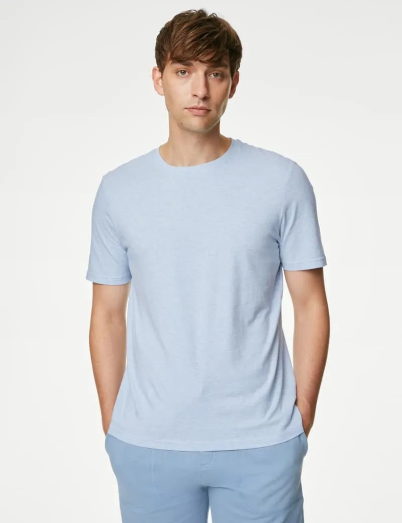 Regular Fit Pure Cotton Crew Neck T-Shirt