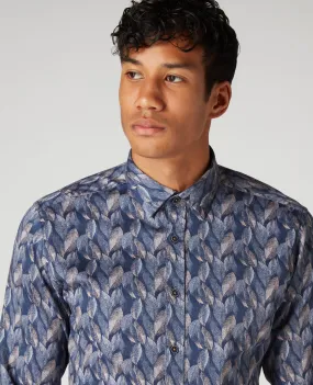 REMUS UOMO Tapered Fit Parker Printed Shirt - New AW20