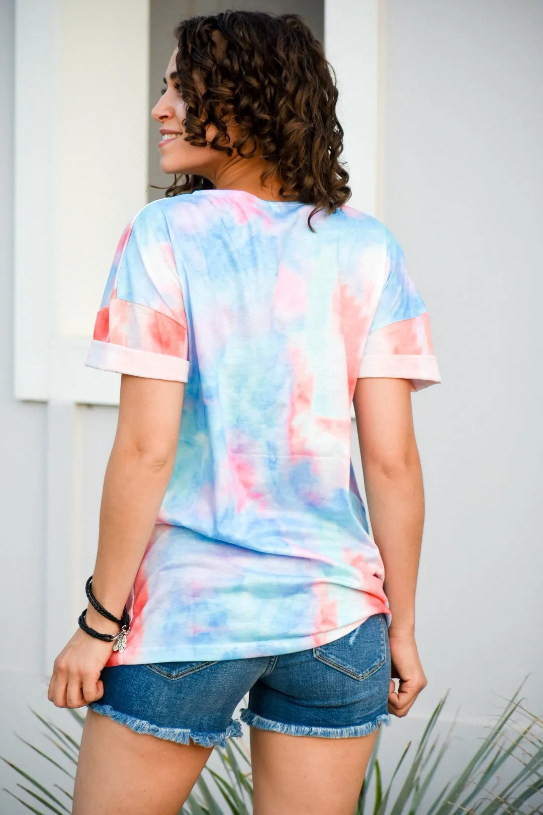 Retro Tie Dye Mix Tee