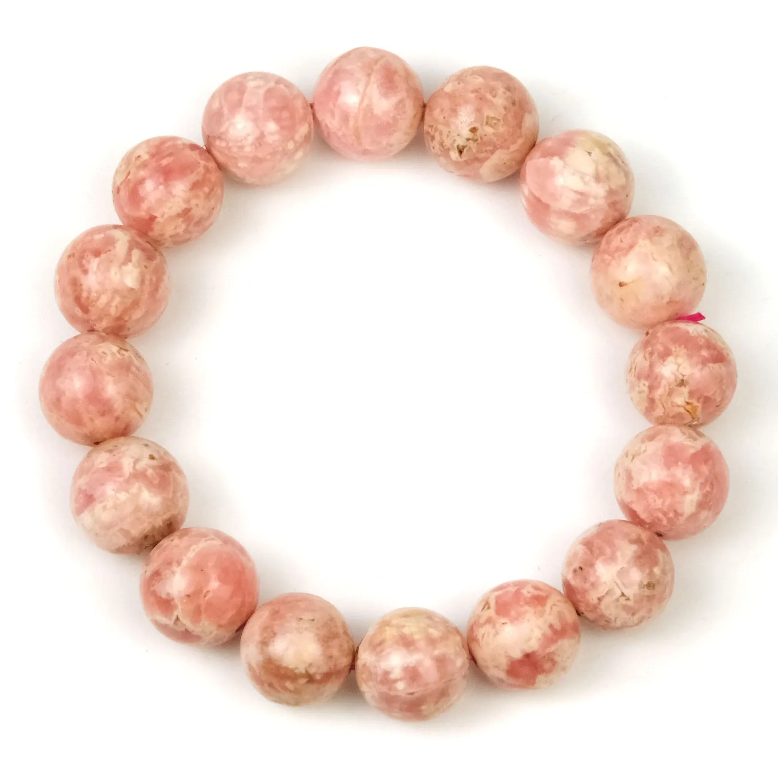 Rhodochrosite Stretch Bracelet 12mm