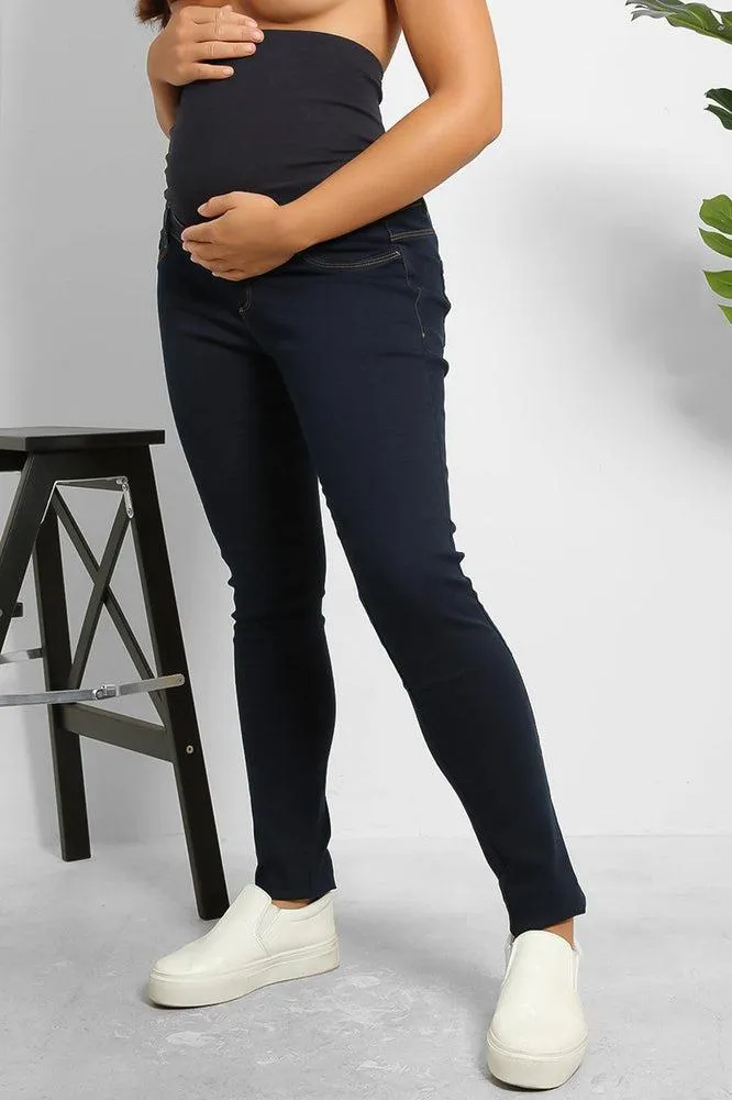 Soft Cotton Bump Skinny Maternity Jeans