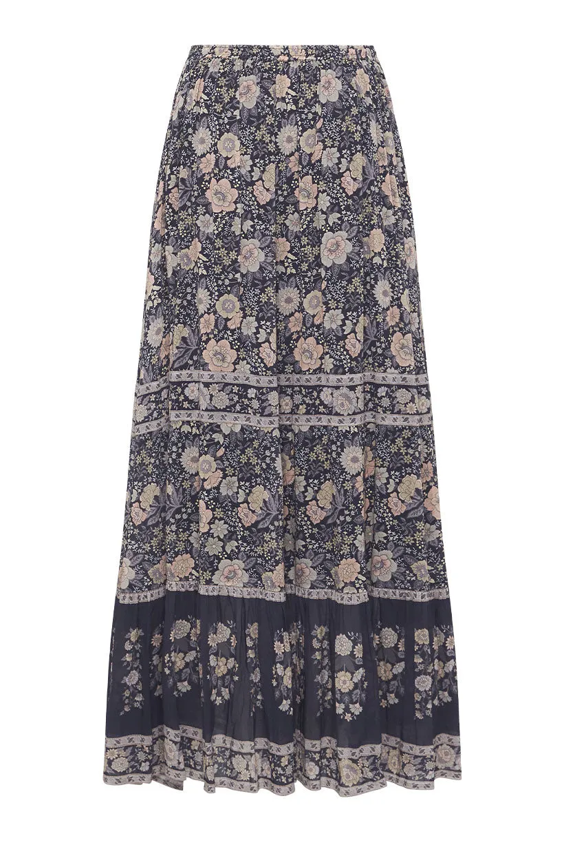 Spell & The Gypsy Juniper Maxi Skirt Charcoal