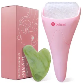 Spring Cryotherapy Ice Roller and Gua Sha Facial Tools Reduces Puffiness Migraine Pain Relief