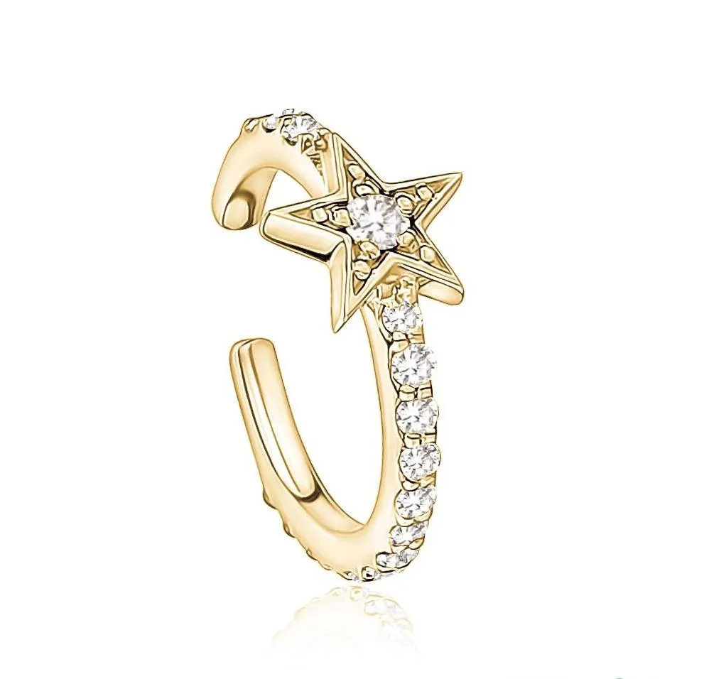 Star Diamond Ear Cuff