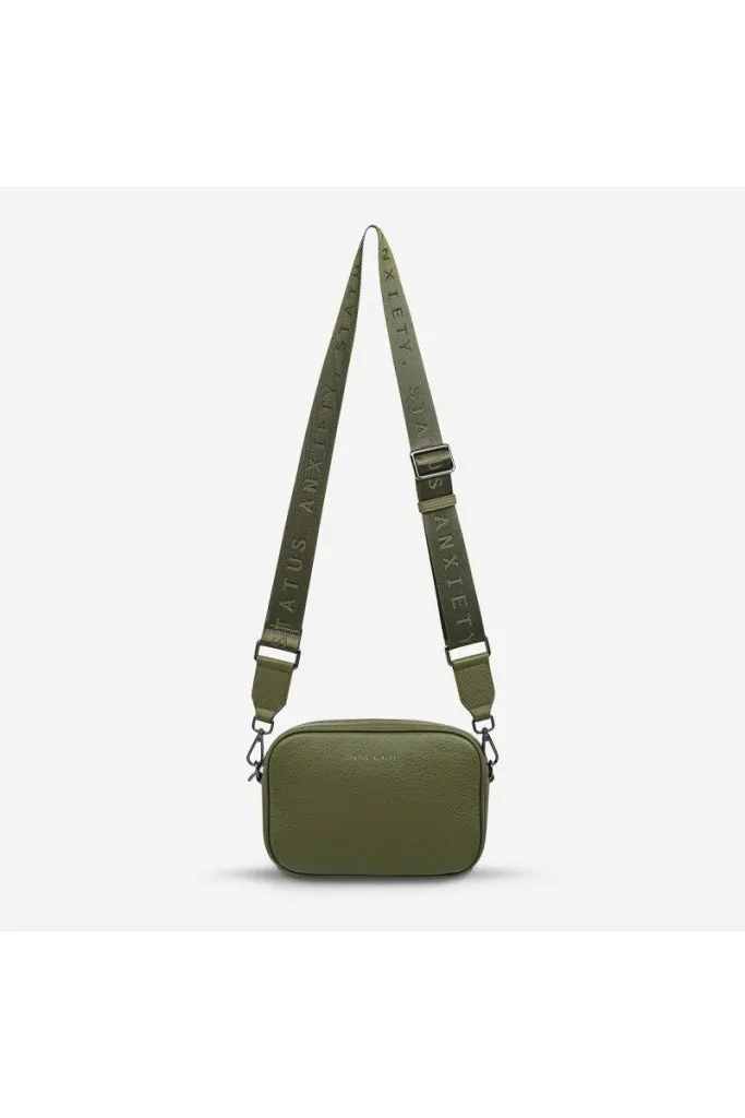 Status Anxiety - Plunder With Webbed Strap - Bag - Khaki