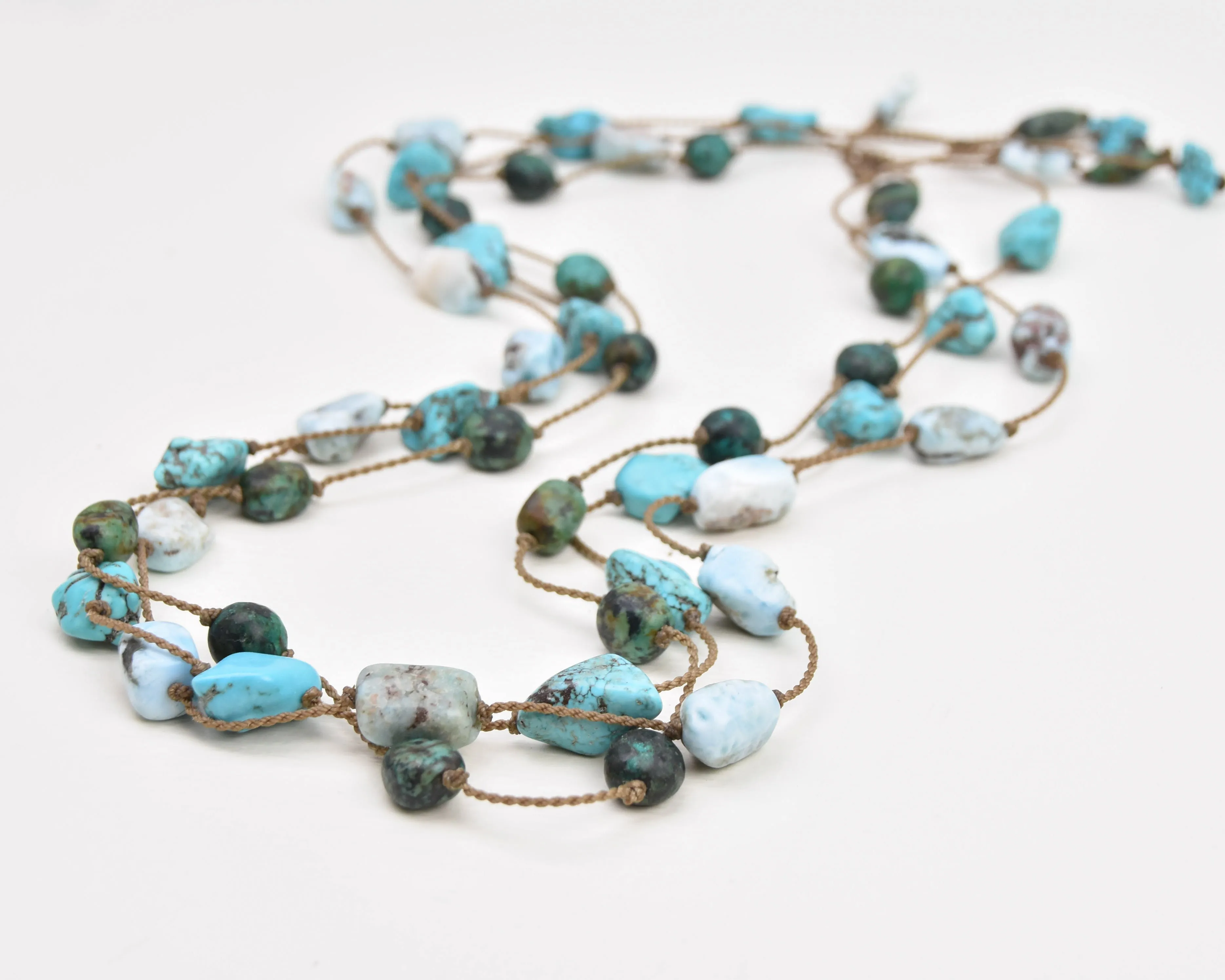 Stone Duets - necklace   hatband