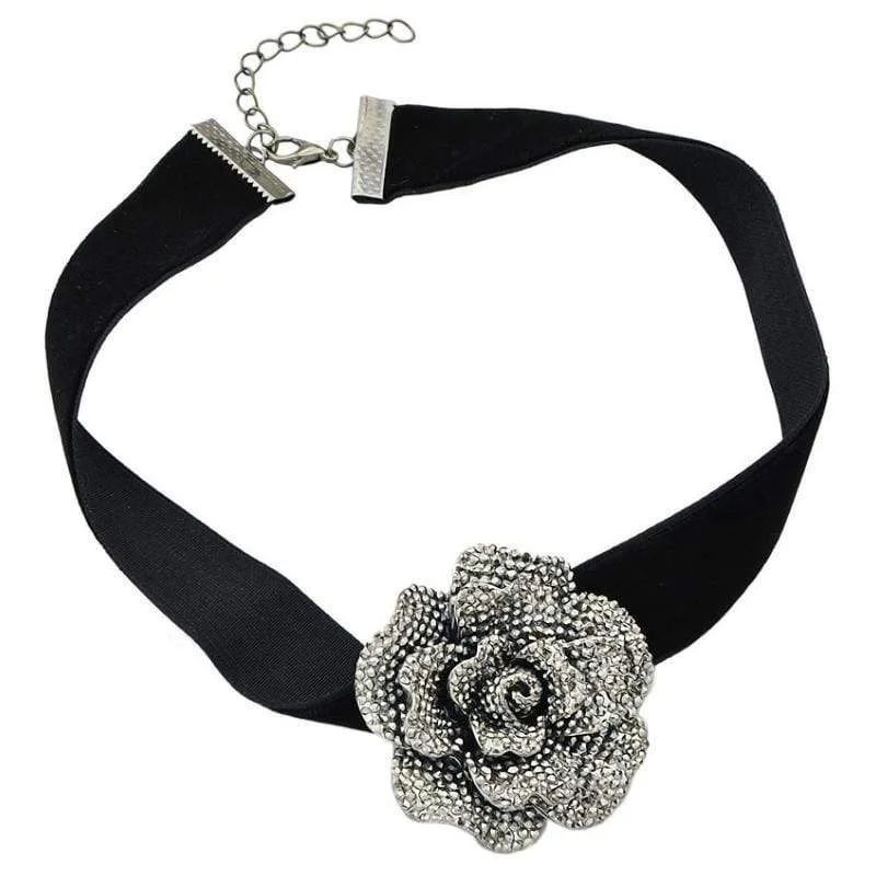 Sugar Rose Choker Necklace