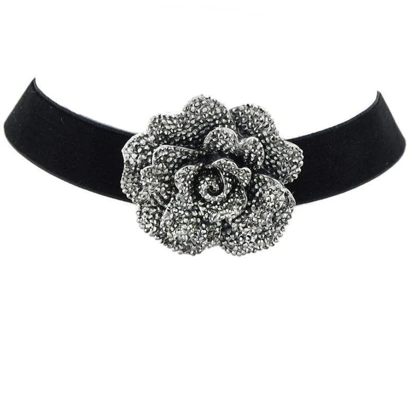 Sugar Rose Choker Necklace