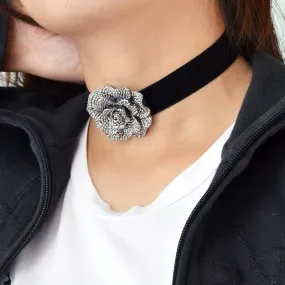 Sugar Rose Choker Necklace