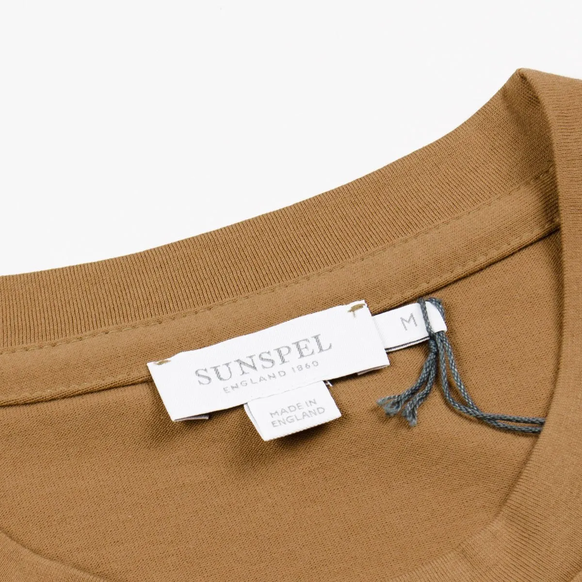 Sunspel - Short Sleeve Riviera Crew Neck T-shirt - Camel