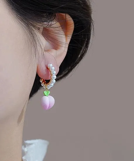 Sweet Peach Girl Earrings PN6601