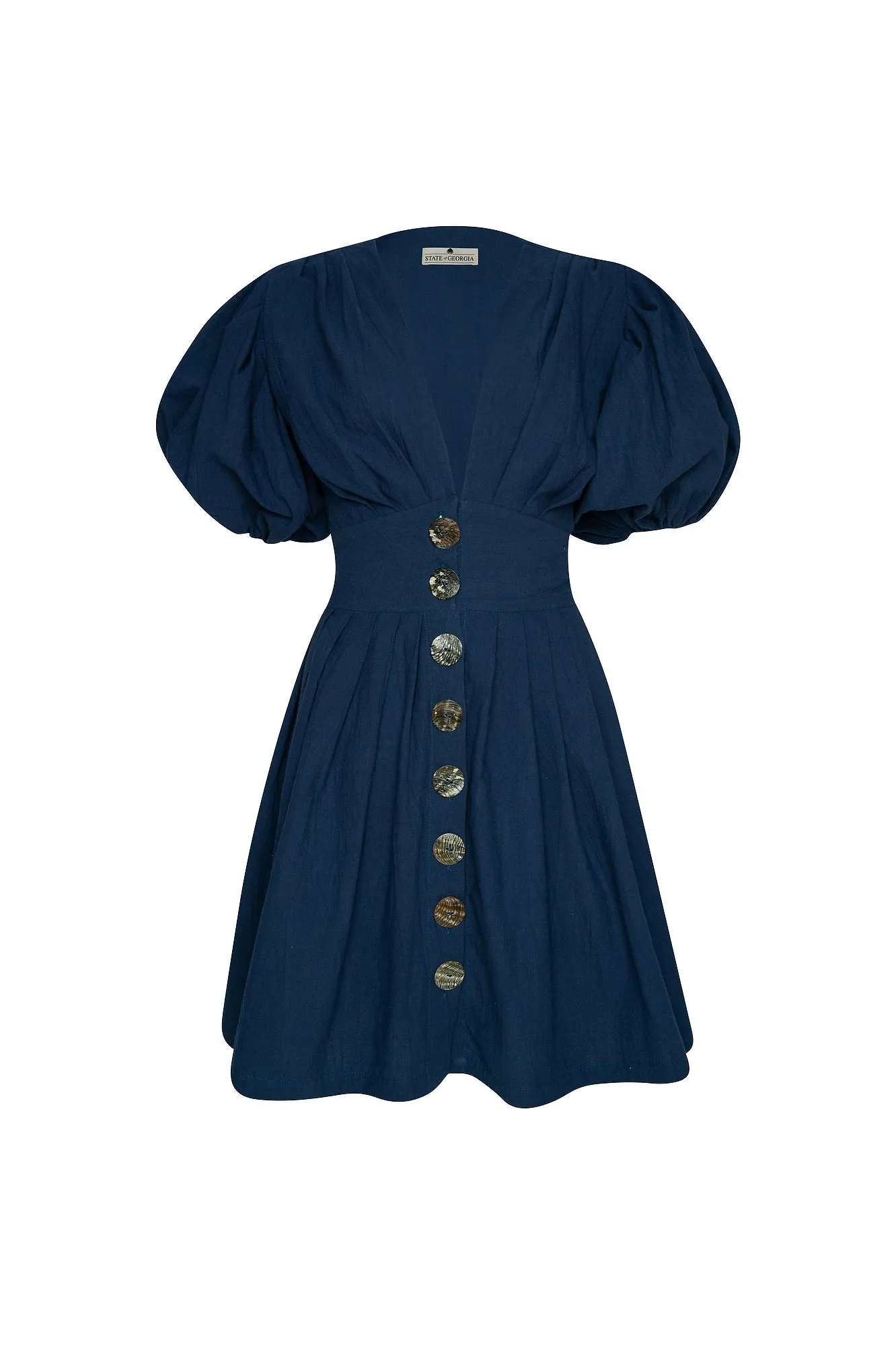 THE JAIME MINI DRESS - NAVY BLUE