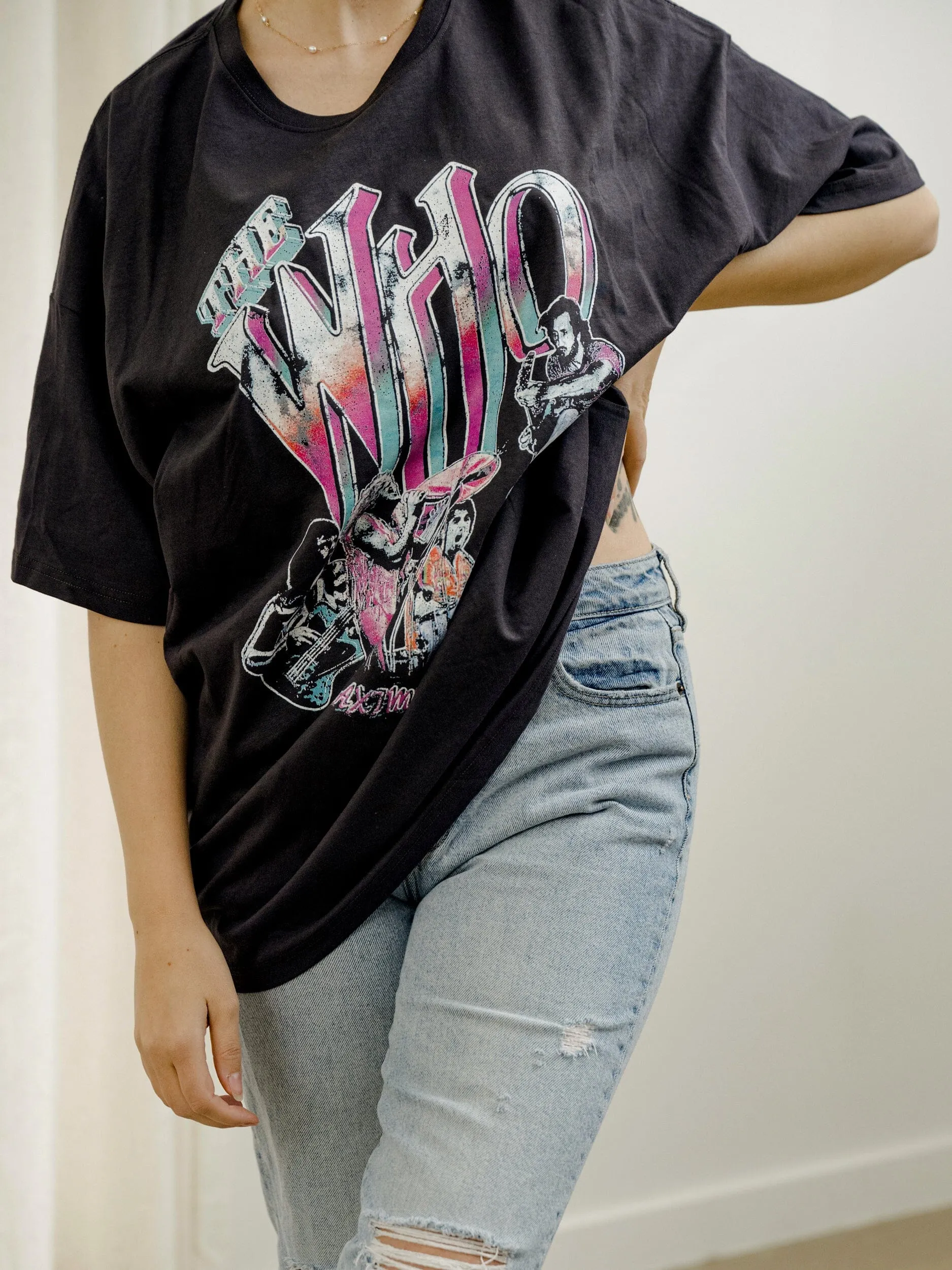 The Who Max R&B Charcoal One Size Tee