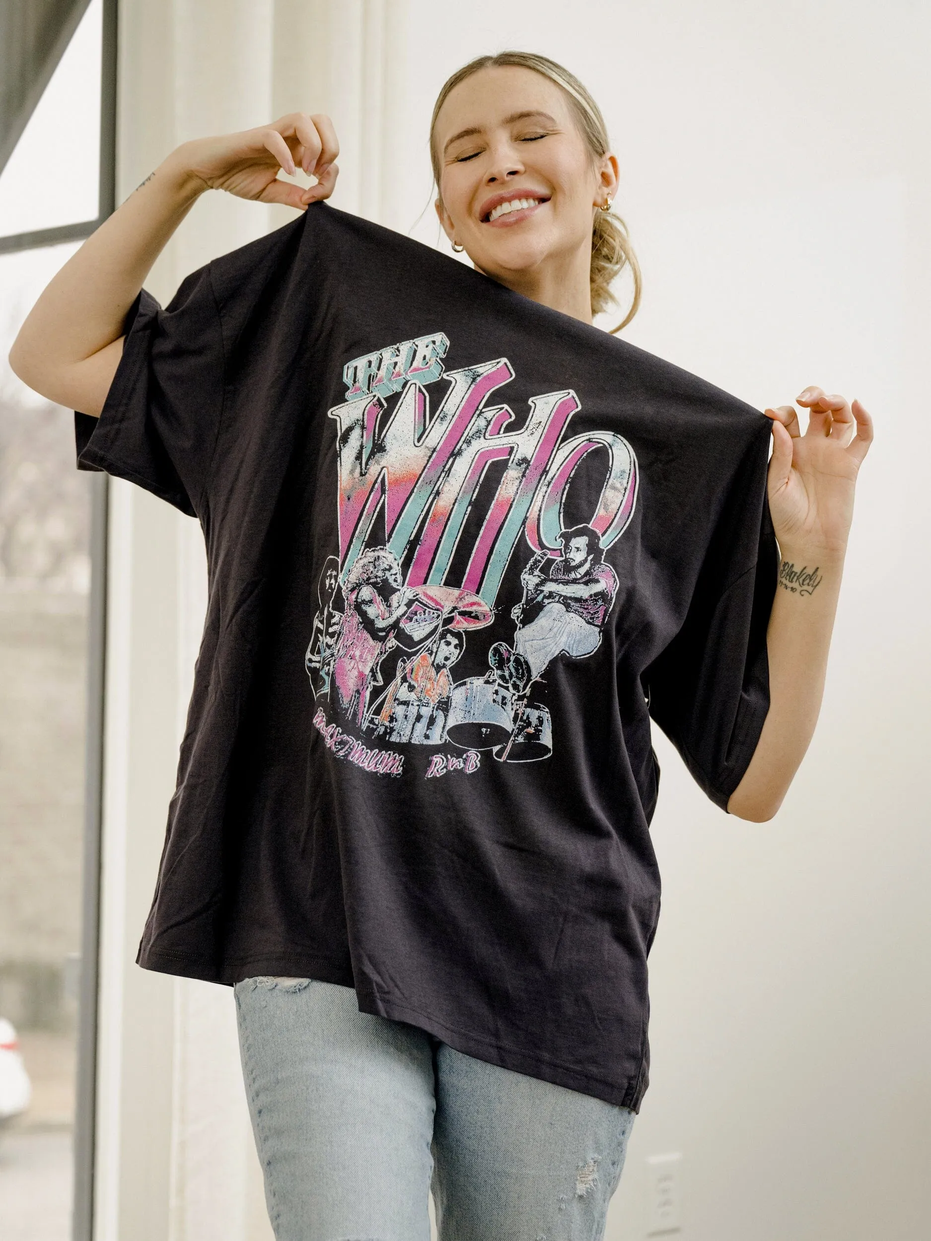 The Who Max R&B Charcoal One Size Tee