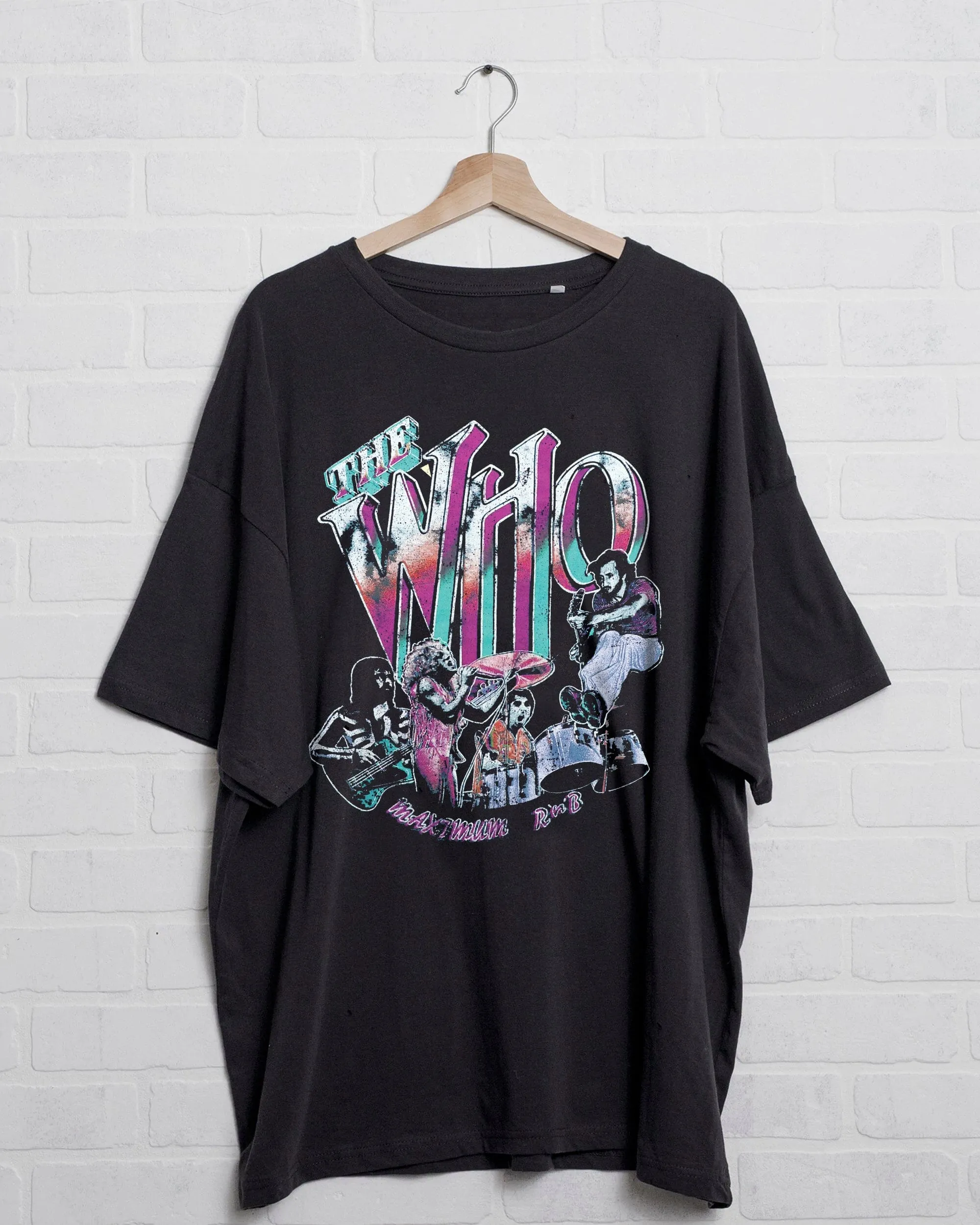 The Who Max R&B Charcoal One Size Tee