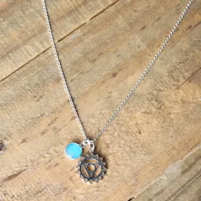 Throat Chakra Charm Necklace