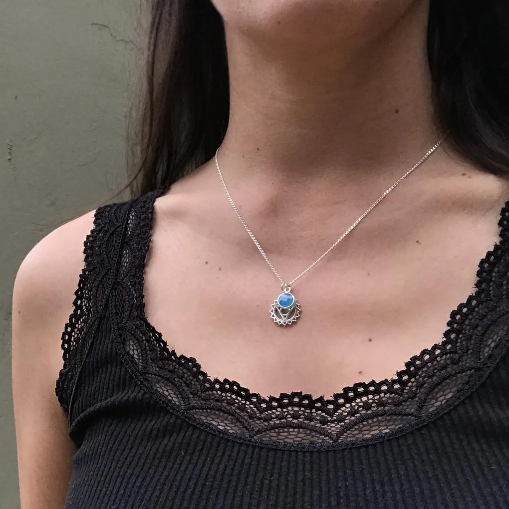 Throat Chakra Charm Necklace