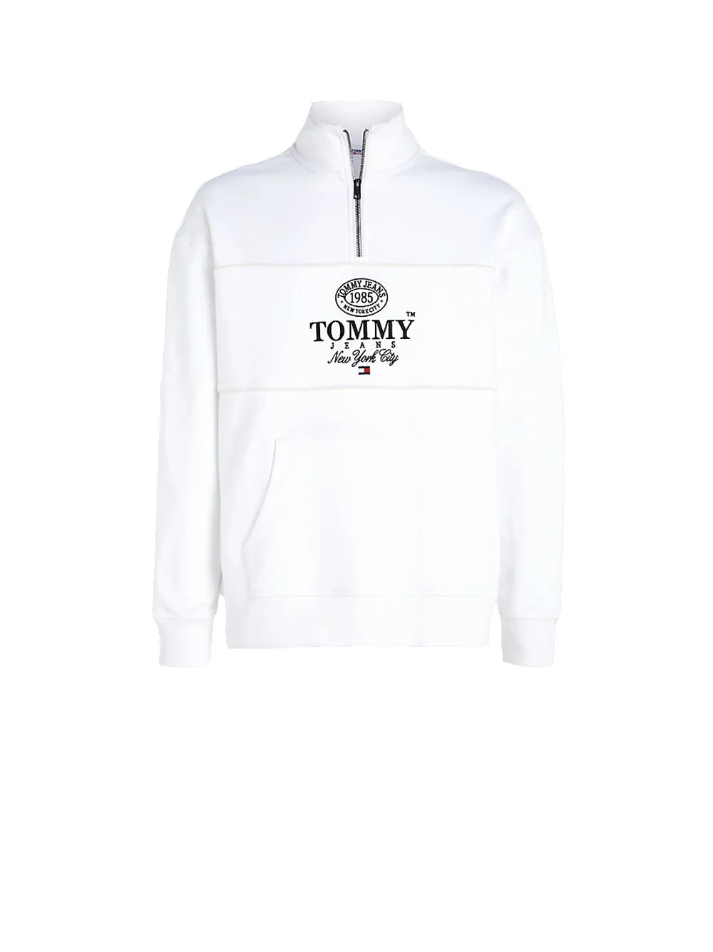 TJM RLX Luxe Athletic 1/2 Zip - YBR White