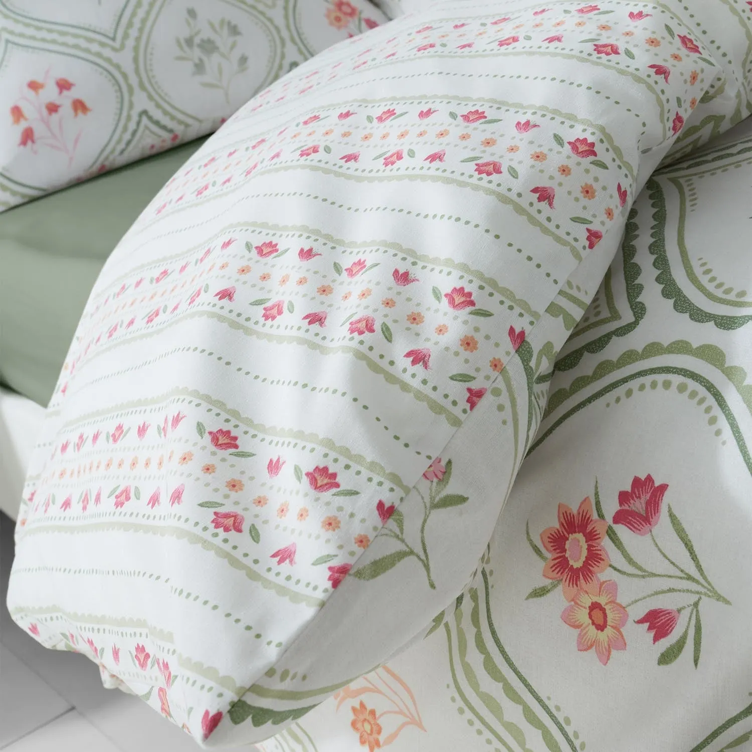 Trellis Floral Duvet Cover Set