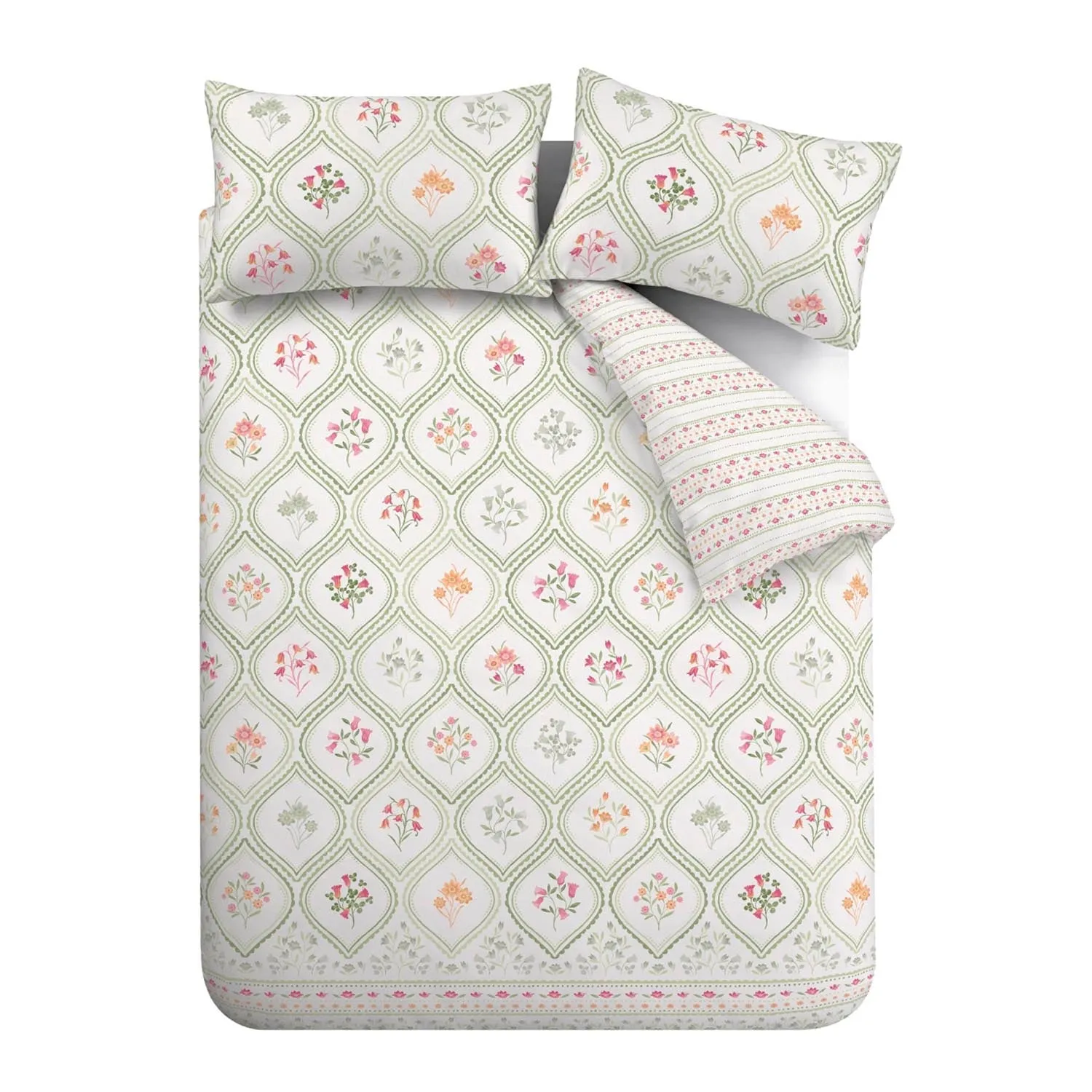 Trellis Floral Duvet Cover Set