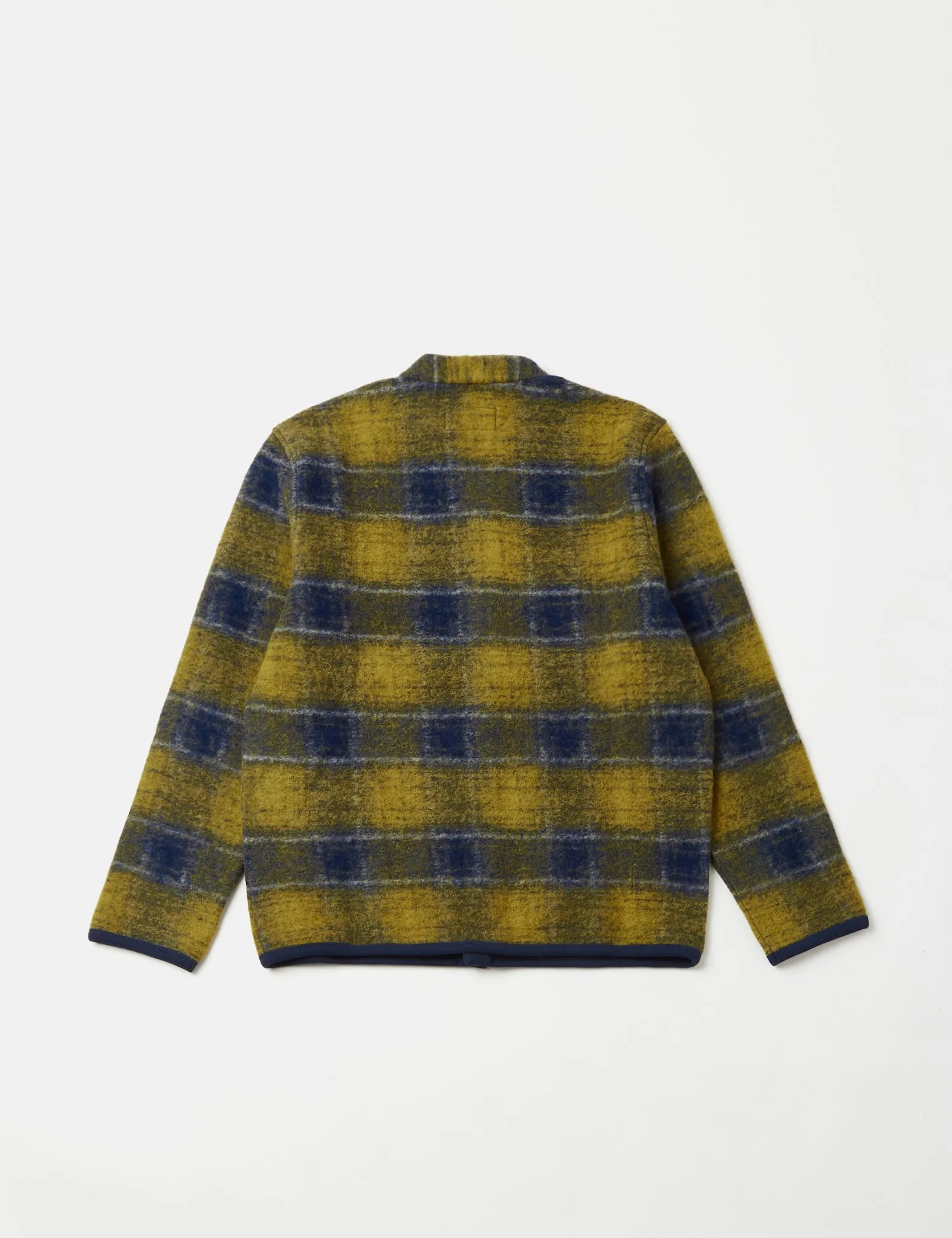 Universal Works Cardigan (Wool Fleece) - Yellow