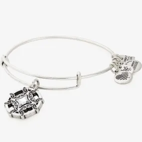 Wings of Change Crystal Charm Bangle