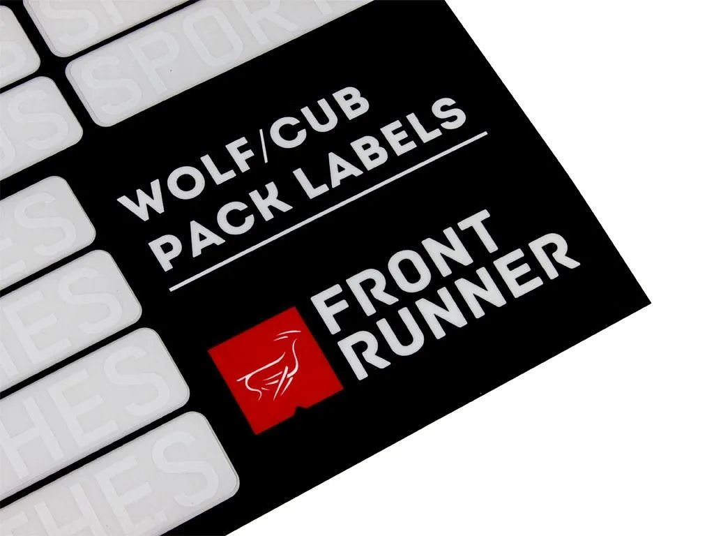 Wolf/Cub Pack Campsite Organization Labels